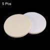 HARFINGTON 5pcs Wool Felt Polishing Pads, 4 inch Buffing Wheel Polish Pad Flocking Hook & Loop Back for Car Glass Plastic Metal Stone view 3