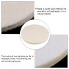 HARFINGTON 5pcs Wool Felt Polishing Pads, 4 inch Buffing Wheel Polish Pad Flocking Hook & Loop Back for Car Glass Plastic Metal Stone view 4