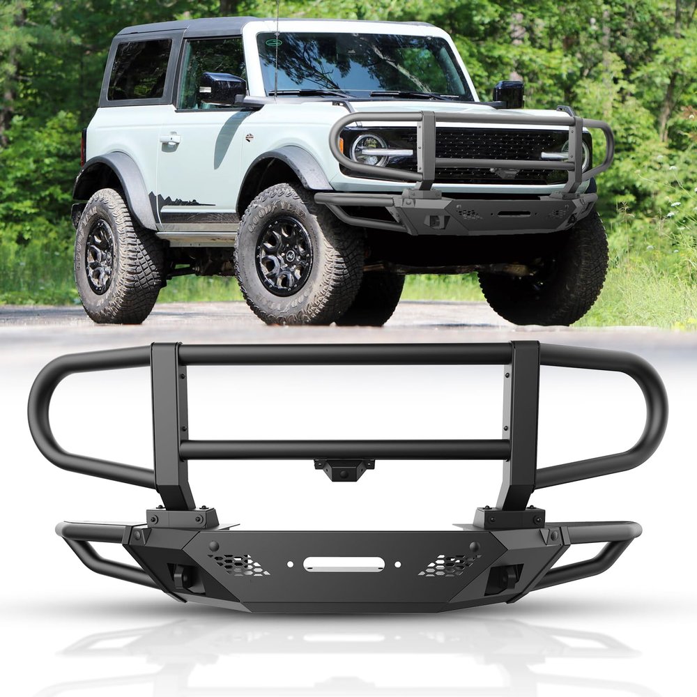 Hawkley Modular Bronco Front Bumper Compatible with 2021-2026 Ford Bronco
