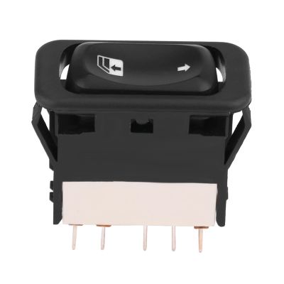 SYH&AQYE A06-30769-027 Power Window Switch, Black ABS Plastic Push Button, Manual Operation, 4 Positions