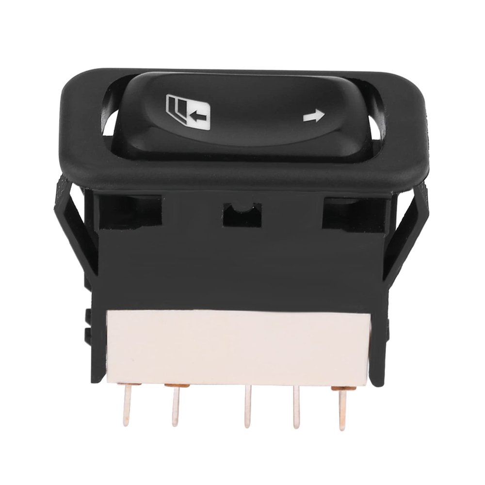 SYH&AQYE A06-30769-027 Power Window Switch, Black ABS Plastic Push Button, Manual Operation, 4 Positions