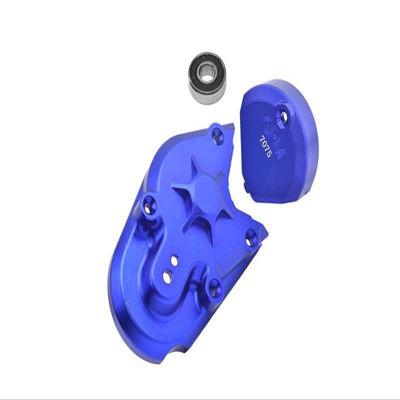 Aluminum 7075 Transmission Housing for LOSI 1:4 Promoto MX Motorcycle Dirt Bike RTR FXR LOS06000 LOS06002 Upgrade Parts - Blue