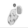 Aluminum 7075 Transmission Housing for LOSI 1:4 Promoto MX Motorcycle Dirt Bike RTR FXR LOS06000 LOS06002 Upgrade Parts - Silver view 1