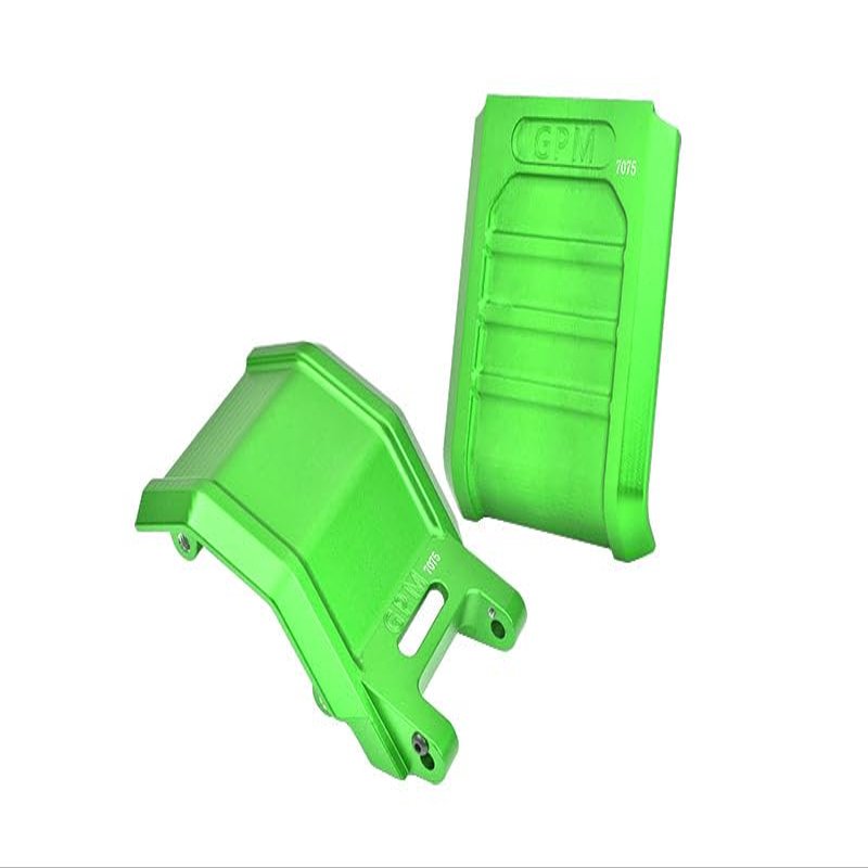 Aluminum 7075 Skid Plate Set for LOSI 1:4 Promoto MX Motorcycle Dirt Bike RTR FXR LOS06000 LOS06002 Upgrades - Green