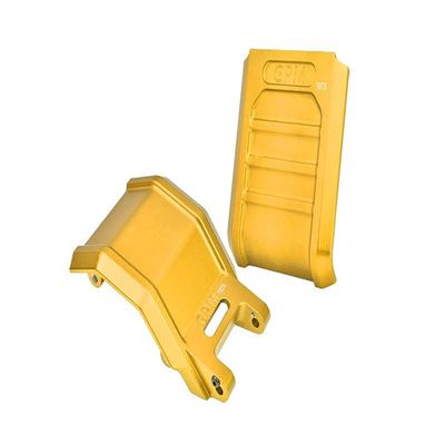 Aluminum 7075 Skid Plate Set for LOSI 1:4 Promoto MX Motorcycle Dirt Bike RTR FXR LOS06000 LOS06002 Upgrades - Gold