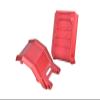 Aluminum 7075 Skid Plate Set for LOSI 1:4 Promoto MX Motorcycle Dirt Bike RTR FXR LOS06000 LOS06002 Upgrades - Red view 1