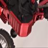 Aluminum 7075 Skid Plate Set for LOSI 1:4 Promoto MX Motorcycle Dirt Bike RTR FXR LOS06000 LOS06002 Upgrades - Red view 3