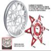 Aluminum 7075 Front & Rear Wheel Pattern Support Bracket for LOSI 1:4 Promoto MX Motorcycle Dirt Bike RTR FXR LOS06000 LOS06002 Upgrades - Gold view 2