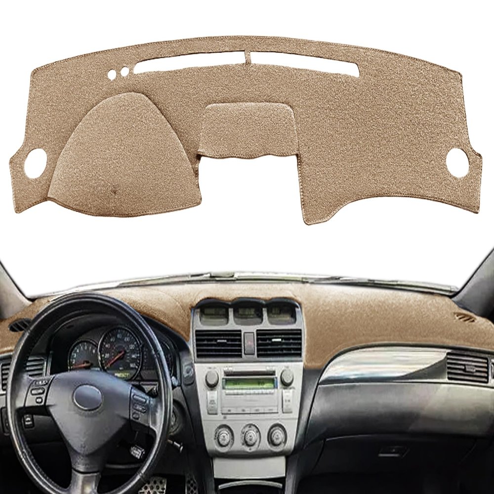Dash Cover Mat for Toyota Solara 2004 2005 2006 2007 2008 (Beige) F90