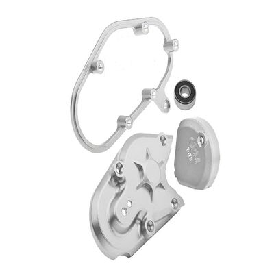 Aluminum 7075 Transmission Housing Set for LOSI 1:4 Promoto MX Motorcycle Dirt Bike RTR FXR LOS06000 LOS06002 Upgrades - Silver