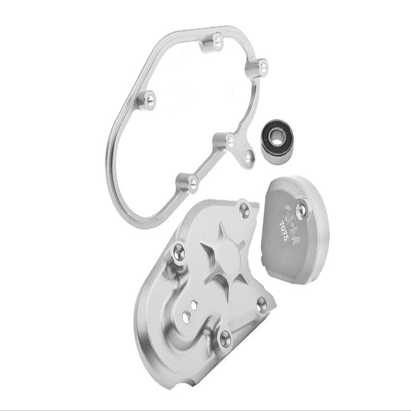 Aluminum 7075 Transmission Housing Set for LOSI 1:4 Promoto MX Motorcycle Dirt Bike RTR FXR LOS06000 LOS06002 Upgrades - Silver