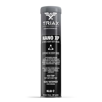 TRIAX Nano XP Grease Ultra Heavy Duty Nano Fullerene | 5th Wheel | High Temp | Extreme Pressure Load Rating | Low Friction (14 Oz;1 Tube)