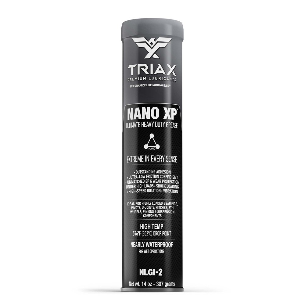 TRIAX Nano XP Grease Ultra Heavy Duty Nano Fullerene | 5th Wheel | High Temp | Extreme Pressure Load Rating | Low Friction (14 Oz;1 Tube)