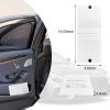 Ziciner Car Registration Insurance Holder, 2Pack Essential Auto Card Document Glove Box Organizer with Touch Fastener, Vehicle Interior Accessories Perfect for Most Car, Truck, SUV (White/Back Flag) view 2