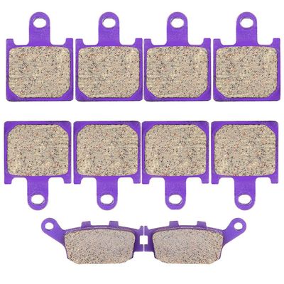 SCITOO FA417/4,FA174 Brake Pads fits for Kawasaki Z1000 2007 2008 Carbon Fiber Front and Rear Brake Pads