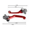 DEHIWI Brake Clutch for Kawasaki KX85 2001-2021 2020 KX 85 Motocross Foldable Brake Clutch Levers Stunt Easy Pull Cable System CNC Accessories (Color : Red) view 2