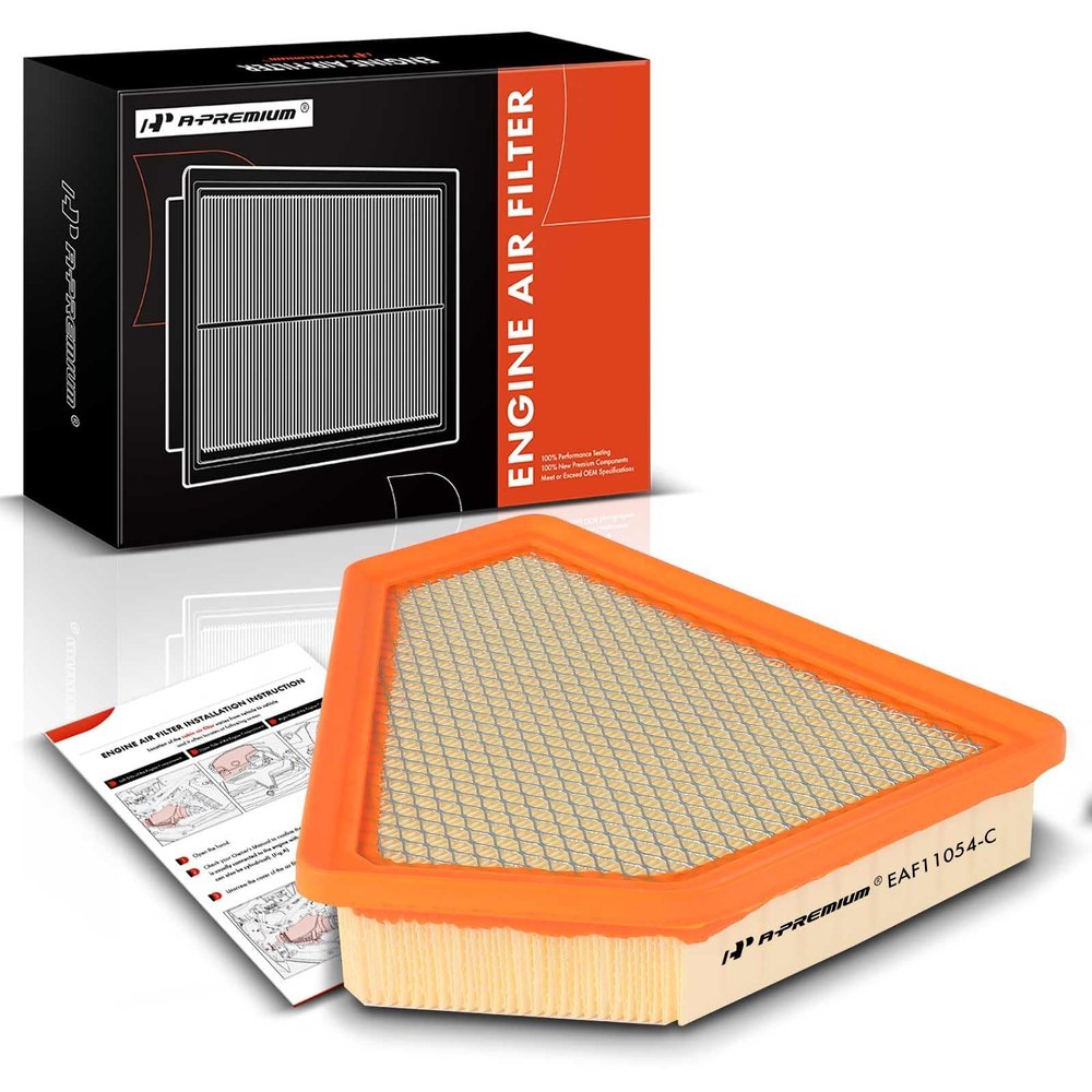 A-Premium Front Engine Air Filter Compatible with Cadillac CTS 2009-2015 6.2L, Replace# 25898499
