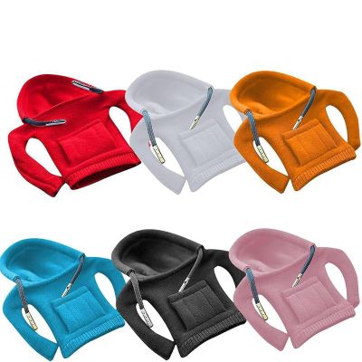 SARUEL Car Gear Shift Hoodie Cover, Car Shifter Mini Hoodie, Car Interior Accessories Decoration, Cute Hooded Shirt Shift Knob Cover.