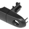 DNA MOTORING Front Driver Outer Door Handle Compatible with 07-12 Nissan Versa, Black, OEM-DHO-01382 view 2