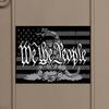 American Flag We The People Gadsden 1776 Weathered Vinyl Sticker Decal (6"x10") view 1