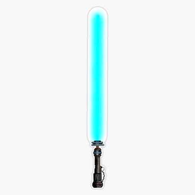 MAGNET Original Unique Custom Lightsaber Magnetic Vinyl Sticker Decal Magnet 5"