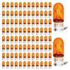 Rafeal Auto 194 Amber Light Bulb 100 Pack,194A Automotive Brake Light Turn 194A Miniature Bulb Mini Bulb Taillight Turn Signal Light,Replacement for Cars,Trucks,SUVs view 1
