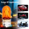 Rafeal Auto 194 Amber Light Bulb 100 Pack,194A Automotive Brake Light Turn 194A Miniature Bulb Mini Bulb Taillight Turn Signal Light,Replacement for Cars,Trucks,SUVs view 2