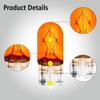 Rafeal Auto 194 Amber Light Bulb 100 Pack,194A Automotive Brake Light Turn 194A Miniature Bulb Mini Bulb Taillight Turn Signal Light,Replacement for Cars,Trucks,SUVs view 4