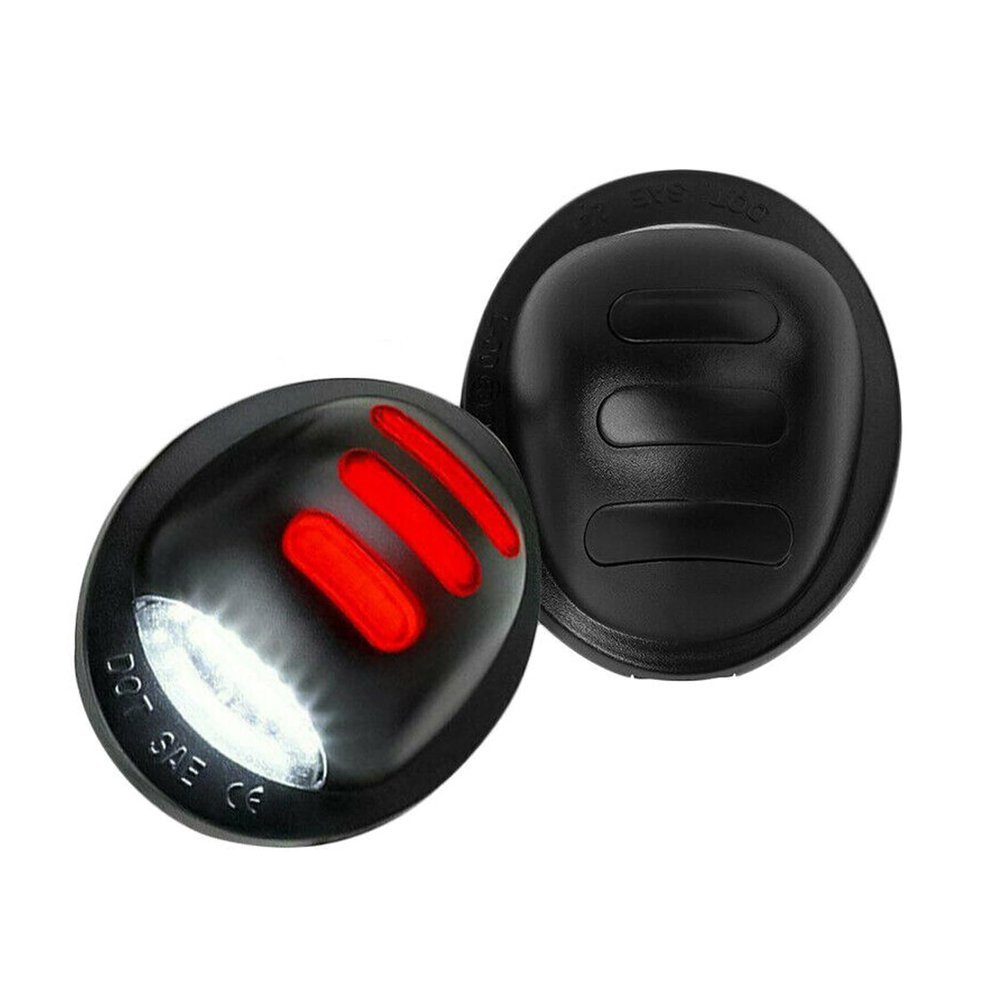 2x LED License Plate Light Tag Lamp Assembly For Ford 1999-2016 F-350 Super Duty