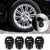 4Pcs Metal Aluminum Alloy Car Tire Valve Stem Caps Cover for Toyota Tacoma 4Runner Tundra Rav4 Highlander Accessories for Men Women CapsGray-Black view 3