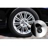 4Pcs Metal Aluminum Alloy Car Tire Valve Stem Caps Cover for Toyota Tacoma 4Runner Tundra Rav4 Highlander Accessories for Men Women CapsGray-Black view 4