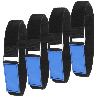 Ladder Rack Tie Down Straps Reusable Straps Adjustable with Nylon Hook and Loop Multipurpose Securing Straps for Ladder RV Truck or Boat 33''x 2' Pack 4