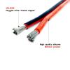 MIBSH Pipe House 2 Pin Automotive Copper Electrical Wires, Silicone Wire Cable, 28 24 26 22 20 AWG 18AWG 16AWG 14AWG 12AWG 10AWG 8AWG Car Cables Soil Electronics (Size : 1m, Color : 22 AWG) view 3