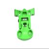 Aluminum 7075 Rear Fender Mount Set For LOSI 1:4 Promoto MX Motorcycle Dirt Bike RTR FXR LOS06000 LOS06002 Upgrades - Green view 1