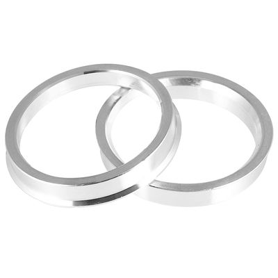 Taimmach 2pcs OD 66.6mm to ID 57.1mm Aluminium Alloy Car Hub Centric Rings Wheel Bore Center Spacer