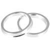 Taimmach 2pcs OD 66.6mm to ID 57.1mm Aluminium Alloy Car Hub Centric Rings Wheel Bore Center Spacer view 1