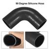 Karlass 51mm 2 ID 90 Degree Hose Elbow Silicone Reducer Hose Turbo Silicone Hose Coupler Intercooler Tube Black for Car Intercooler Intake Piping view 3
