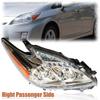 SOLRIMANA Halogen Headlight Assembly Compatible with 2010 2011 For Toyota Prius Right Passenger Side Halogen Headlight Replace#8113047520, 8117047520 Clear Lens+Chrome Crystal Housing view 2