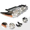 SOLRIMANA Halogen Headlight Assembly Compatible with 2010 2011 For Toyota Prius Right Passenger Side Halogen Headlight Replace#8113047520, 8117047520 Clear Lens+Chrome Crystal Housing view 3