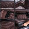 HLMATSM Custom Leather Car Floor Mats Compatible with Cars SUVs Trucks All Weather Protection Car Flooring, Upgrade Your Car Interior for Car Floor Mats (Black Stripe) view 2