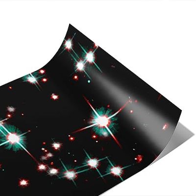 Rwraps Space Bright Sparkles Gloss Vinyl Film Wrap 59in x 17ft Vinyl Vehicle Car Film Sheet Roll