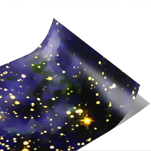 Rwraps Space Blue Blaze Gloss Vinyl Film Wrap 59in x 29ft Vinyl Vehicle Car Film Sheet Roll