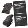 Wakauto 1pair Winter Motorcycle Handlebar Gloves Muffs Reflective Thermal Hand Protectors for Cold Weather Riding Windproof Mitts for Snowmobile and ATV Use view 3