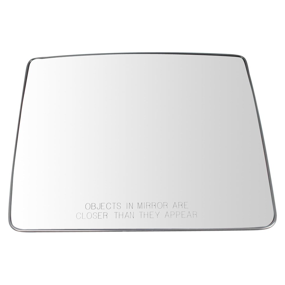 TRQ Right Upper Mirror Glass Heated Convex Snap On
