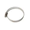 LeosHi Motorcycle Accessories Hose Clamps 304 Stainless Steel Hose Clips Clip Clasp Metal Fastener Worm Drive Durable Anti-Oxidation (Size : 59-82mm Silver 304) view 1