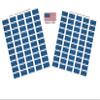 100 European Union Flag Stickers, Two Sheets of 50, 1.5" x 1" Made in America Self Adhesive Country Flag Scrapbook Stickers, Two Sheets of 50, 100 Sticker Decal Flags view 1
