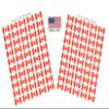 100 Canada Flag Stickers, Two Sheets of 50, 1.5" x 1" Made in America Self Adhesive Country Flag Scrapbook Stickers, Two Sheets of 50, 100 Sticker Decal Flags view 1