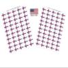 100 Faroe Islands Flag Stickers, Two Sheets of 50, 1.5" x 1" Made in America Self Adhesive Country Flag Scrapbook Stickers, Two Sheets of 50, 100 Sticker Decal Flags view 1