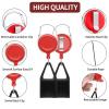 36-Piece Assorted Colour Retractable Leash Clip Keychain with Classic Lighter Cover and Single Clip for Convenience - White, Black, Red, Blue, Yellow, Green view 3