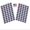 100 Montserrat Flag Stickers, Two Sheets of 50, 1.5" x 1" Made in America Self Adhesive Country Flag Scrapbook Stickers, Two Sheets of 50, 100 Sticker Decal Flags view 1